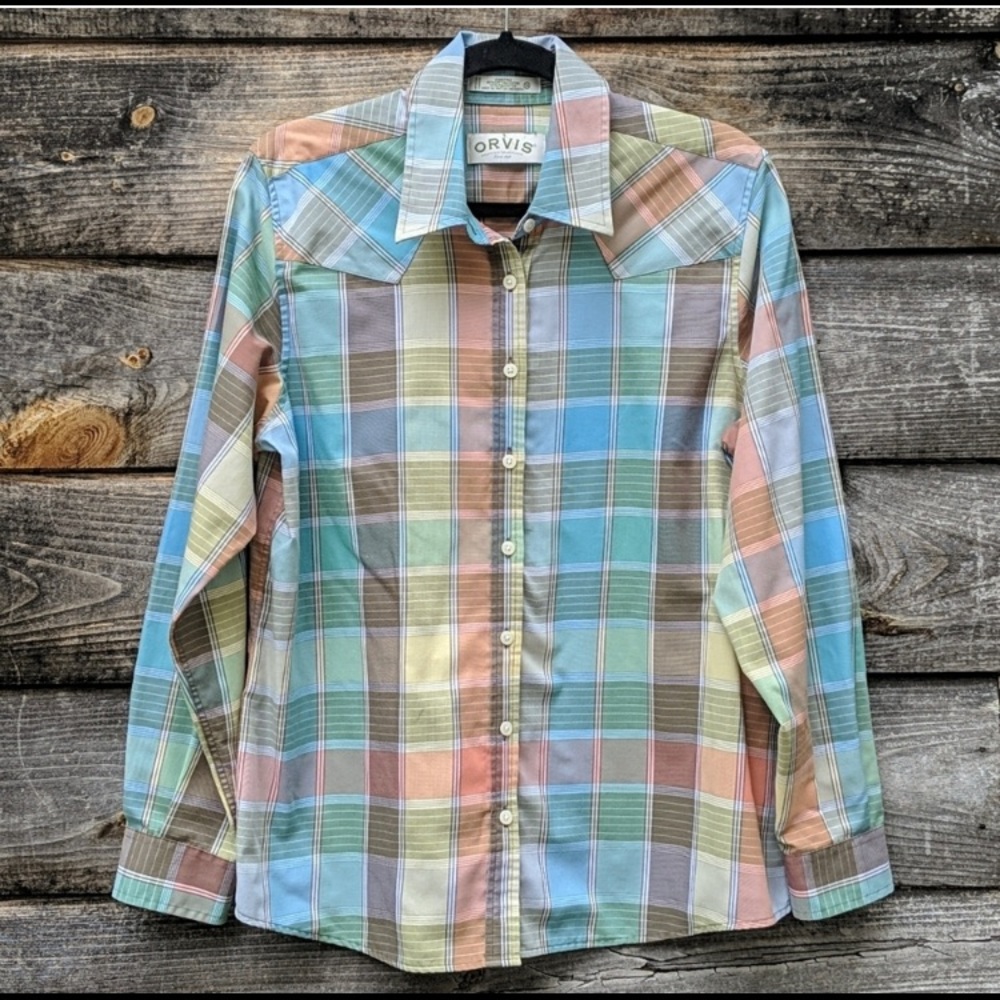 Vintage Orvis Rodeo Plaid Button Down